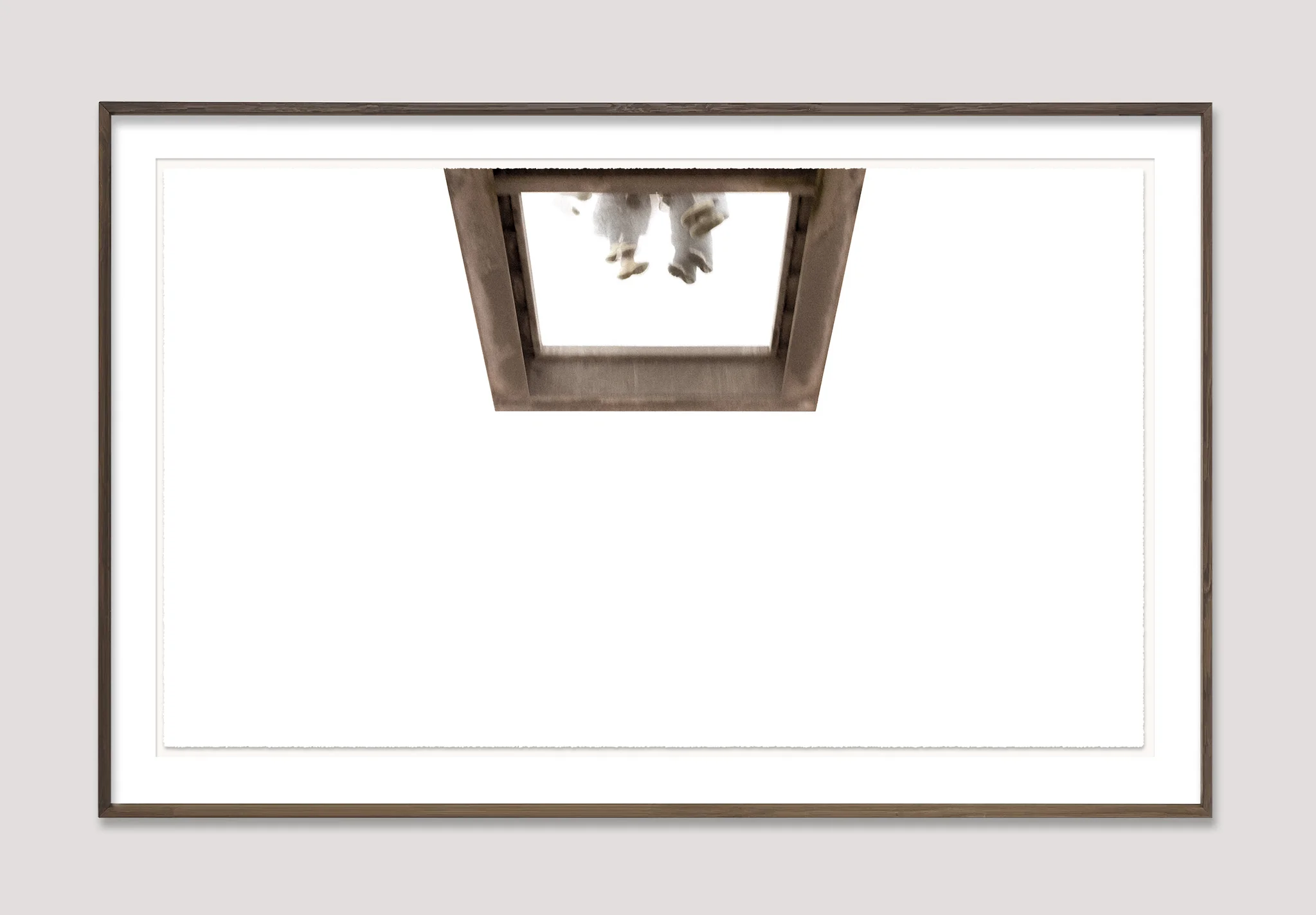 He Told Me to Pray Just for Me - Smoked Oak Frame