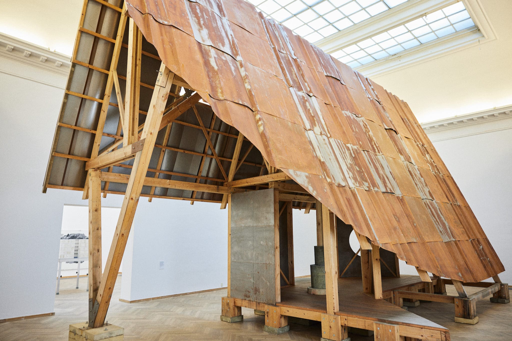 Det Utætte Hus by Students from the Royal Danish Academy of Fine Arts. Installation View Charlottenborg Kunsthal.