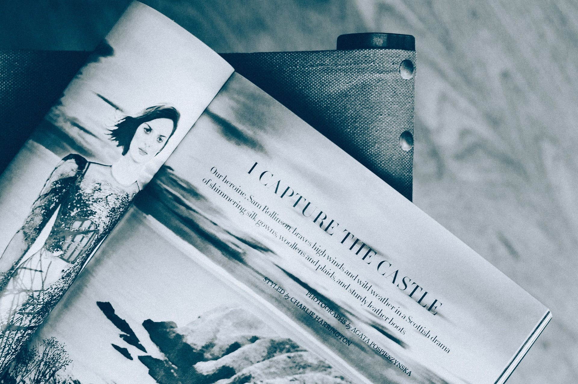 Open magazine showing articles, news & Blog.